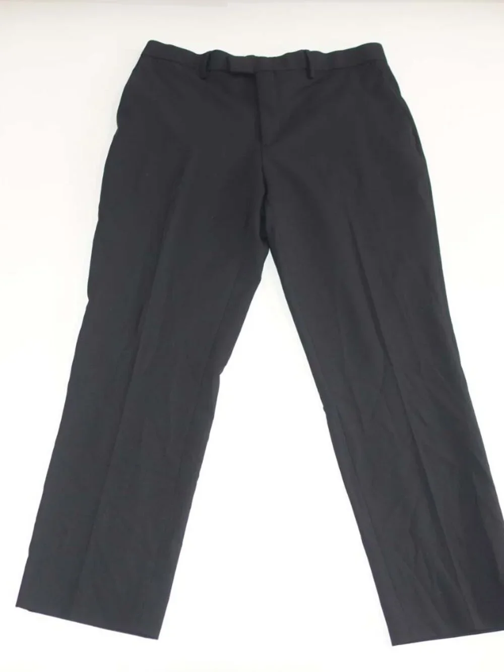Banana Republic Men's Plain Weave Suit Trouser Pants 34 x 28 Black Tailored Fit